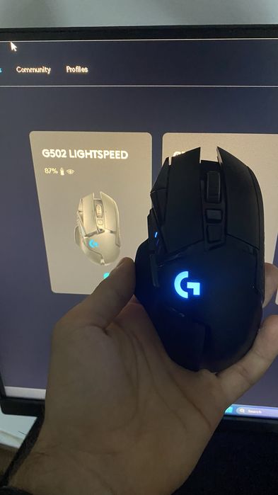 Mouse Logitech g502 wireless