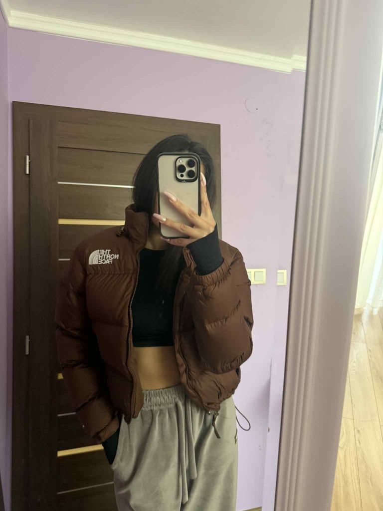 Кафяво зимно яке THE NORTH FACE