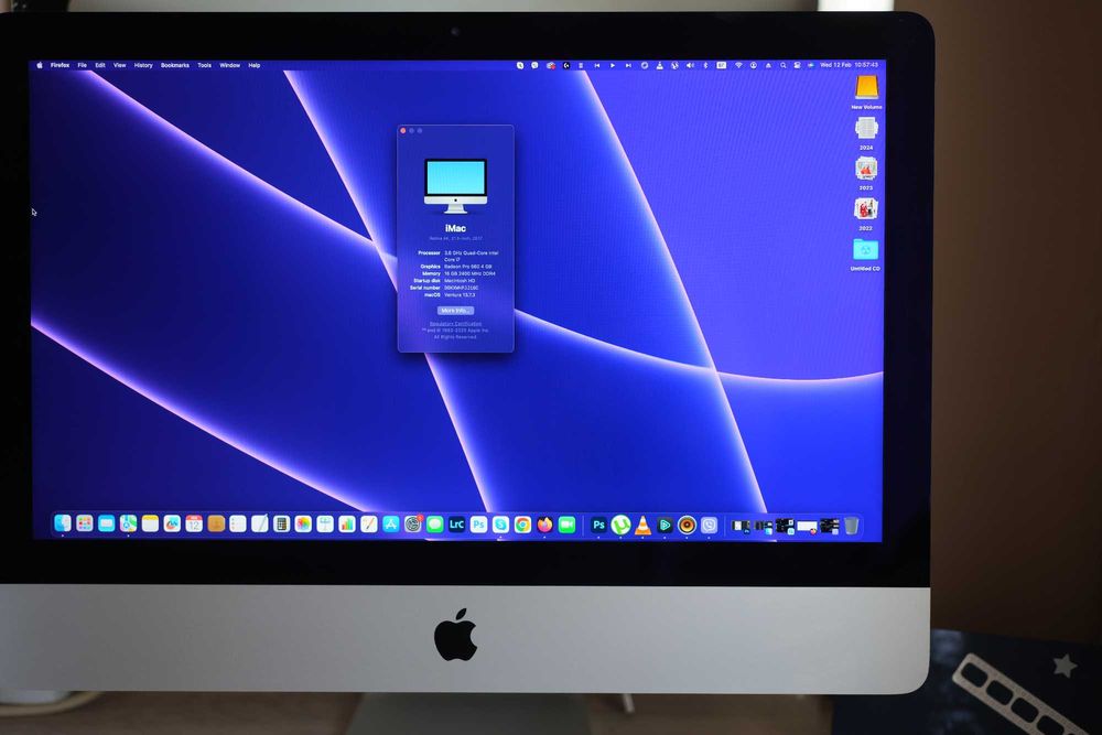 IMac intel core i7 3.6 gh z  16gb ram ddr 4