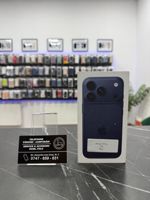 iPhone 17 Pro - 1Tb - Blue - NOU - Sigilat - 2 Ani Garantie!