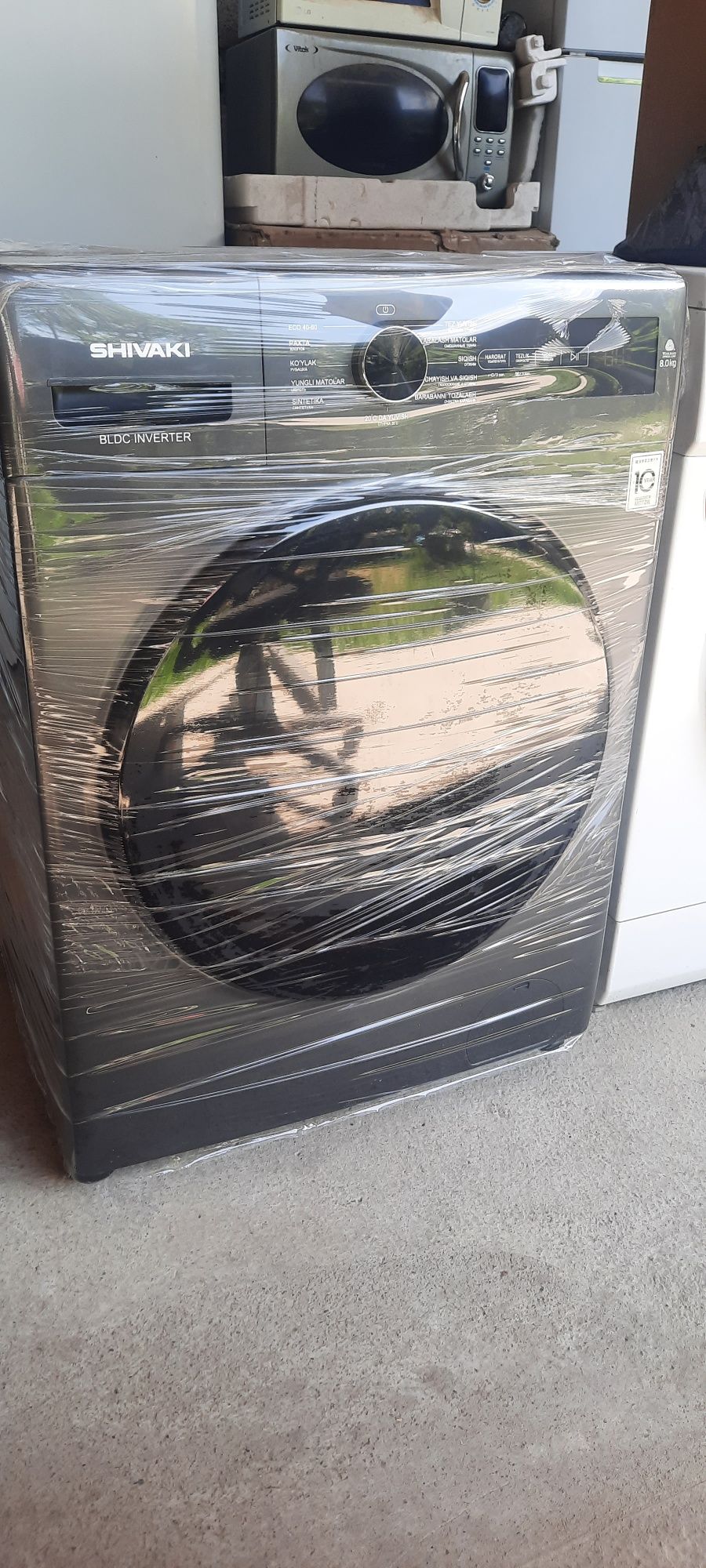 Shivaki 8kg invertor sensor tablolik 3 yil servis 10 yil garantiya