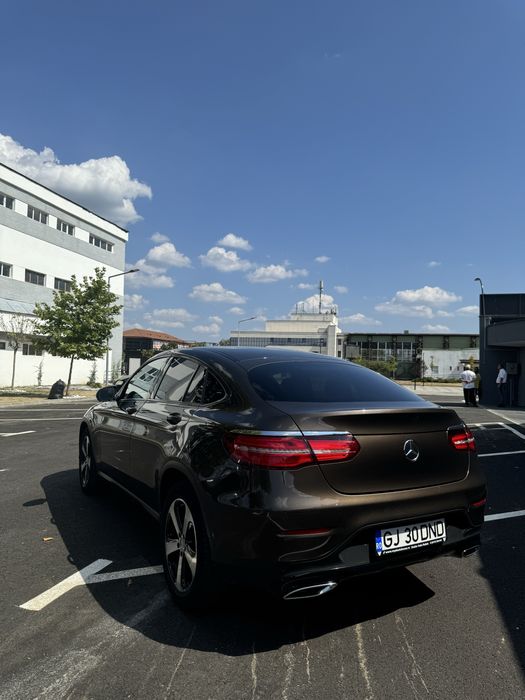 Mercedes glc coupe 2017, maro cu interior crem 2.2D