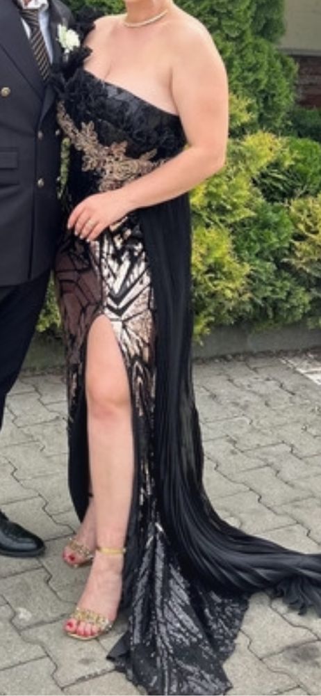 Rochie nunta/ superba cu paiete