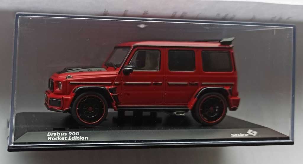 Macheta Mercedes G-Class Brabus 900 Rocket Edition rosu - Solido 1/43