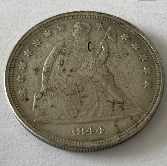 One dollar SUA anul 1844  Moneda