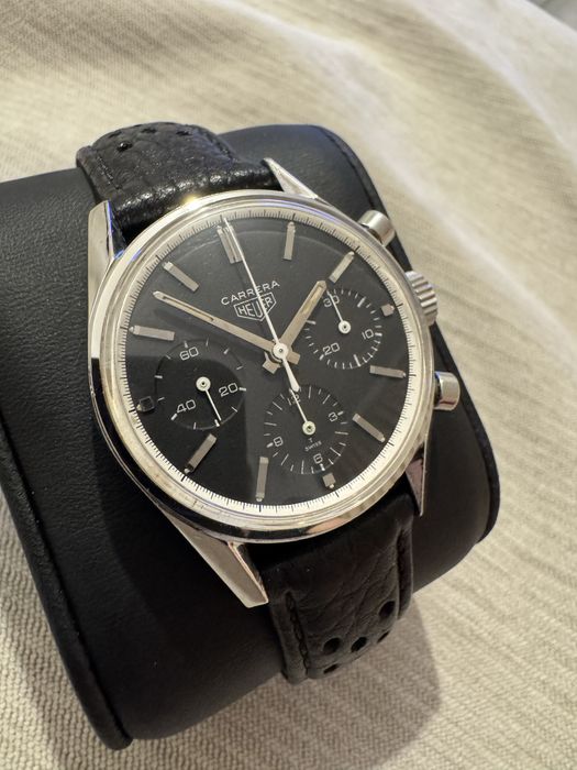 Ceas HEUER Carrera 2447N - 1964 (schimb cu Omega Zenith IWC)