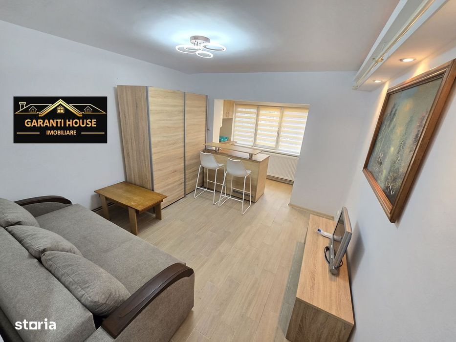 Marasesti, garsoniera mobilata si utilata, parter, 200€/Luna