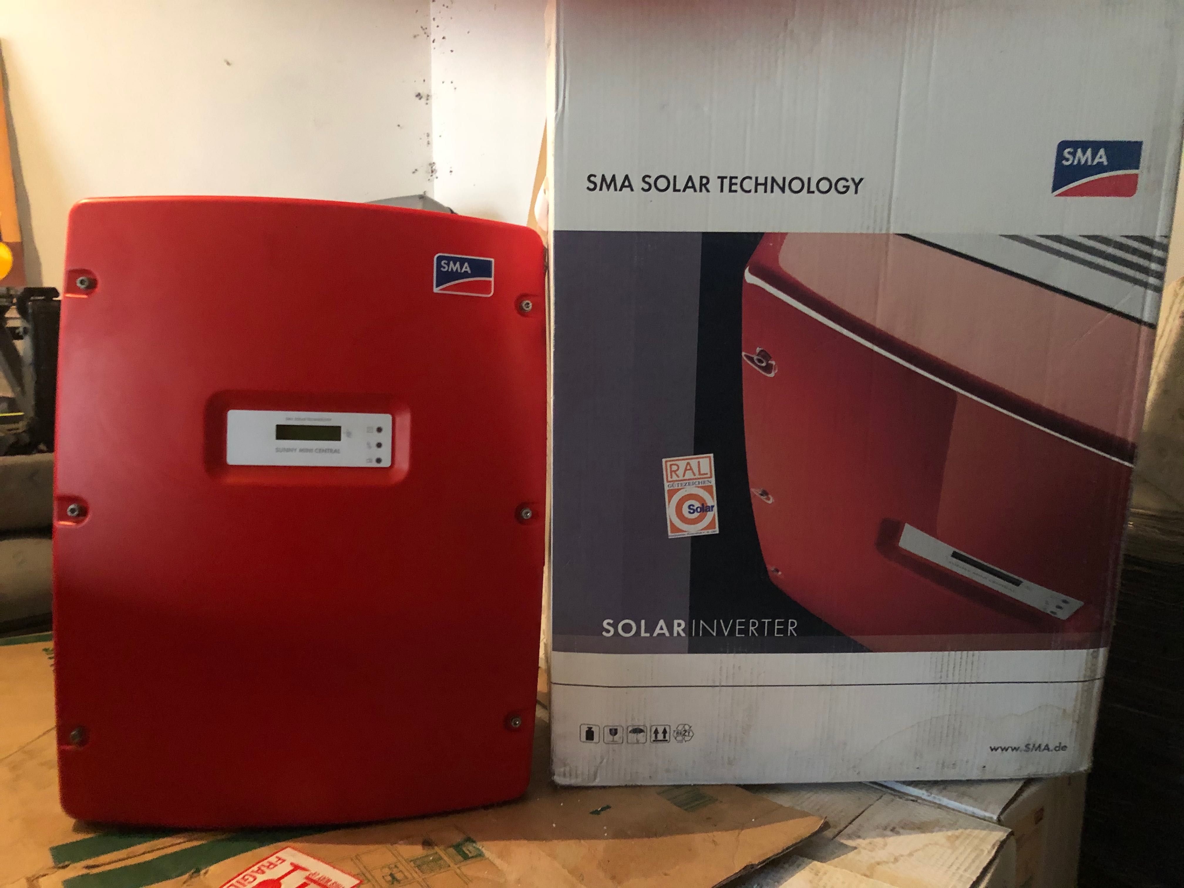 Invertor de marca SMA de 7 kw