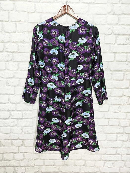 Lovechild 1973 100% Коприна дамска флорална рокля размер 36 / S