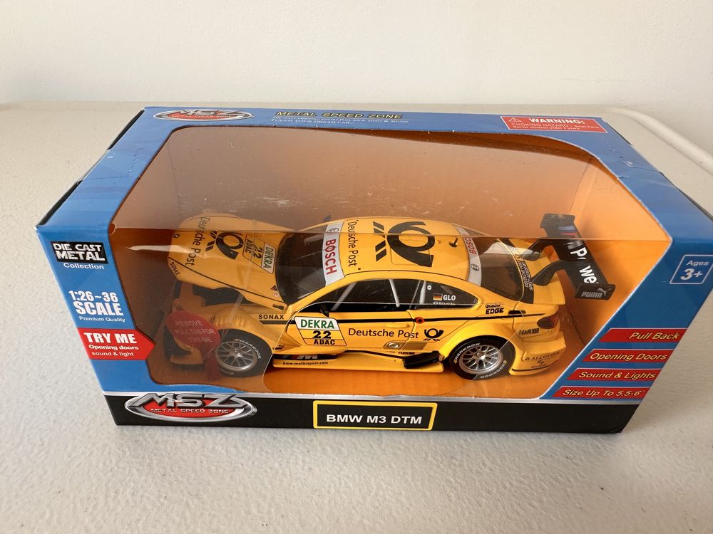 Masinuta Metalica Colectie BMW M3 DTM - Lumini & Sunete