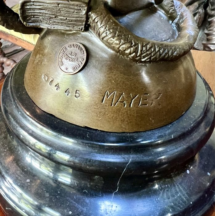 Sculptură Bronz - Justiția *** vintage / antic / vechi / retro ***