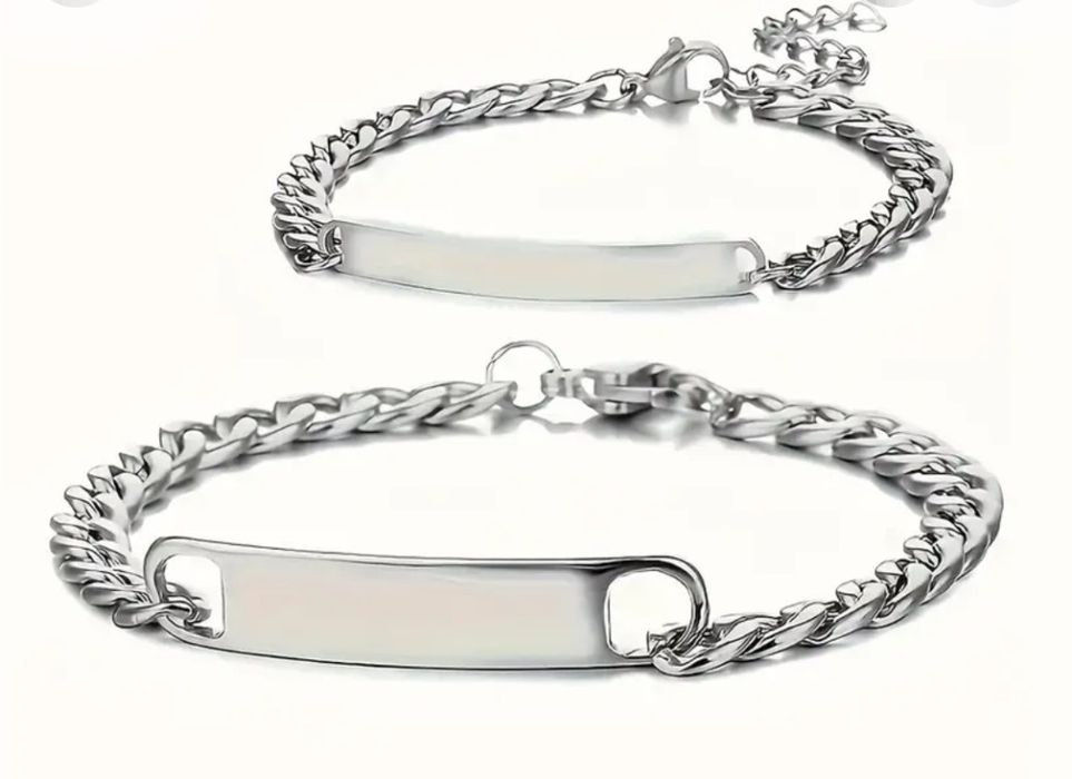 Гривна от неръждаема стомана със опция за гравиране