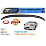 Лип спойлер за багажник за VW Passat B8 (15-20) черен Пасат Б8