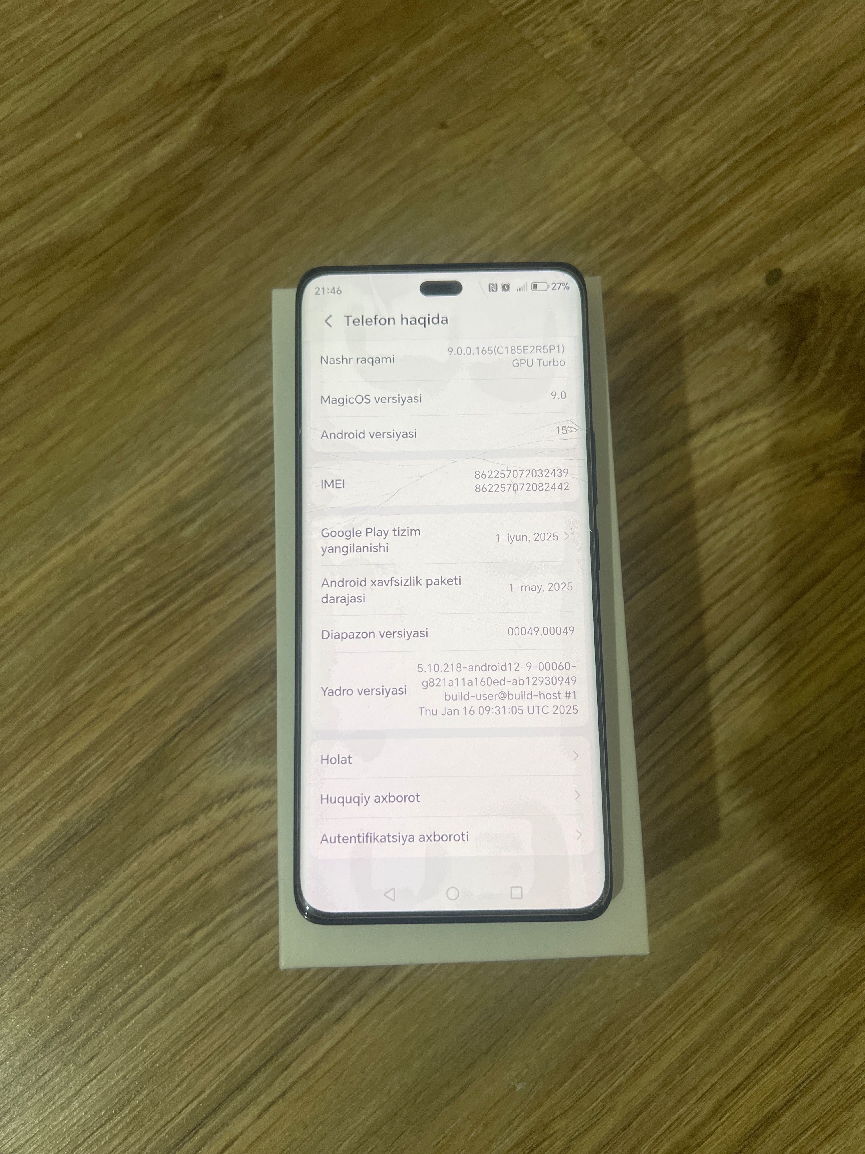 Honor x9c телефон