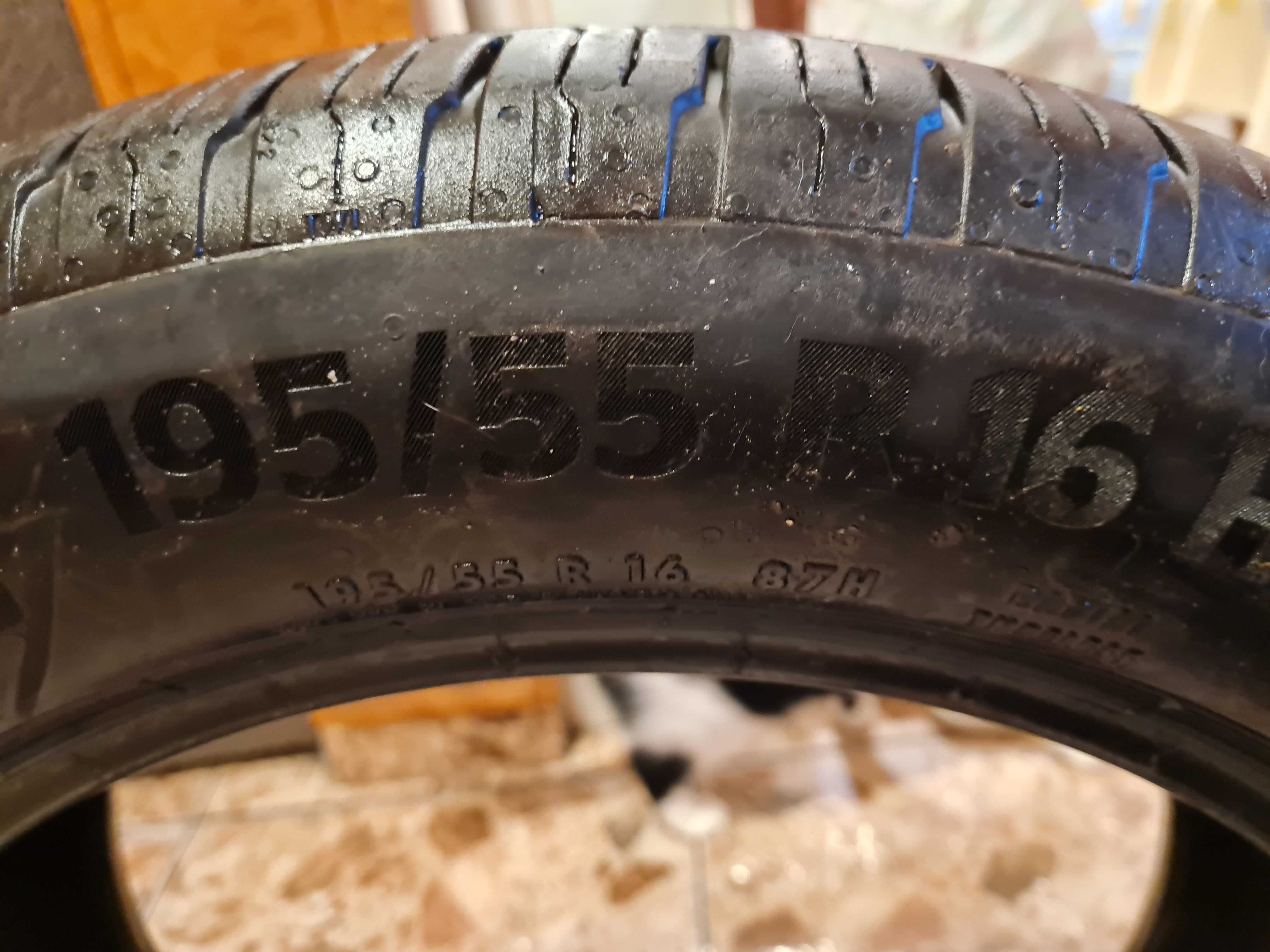 set 4 anvelope vara aproape noi Continental EcoContact 6 195/55 R16