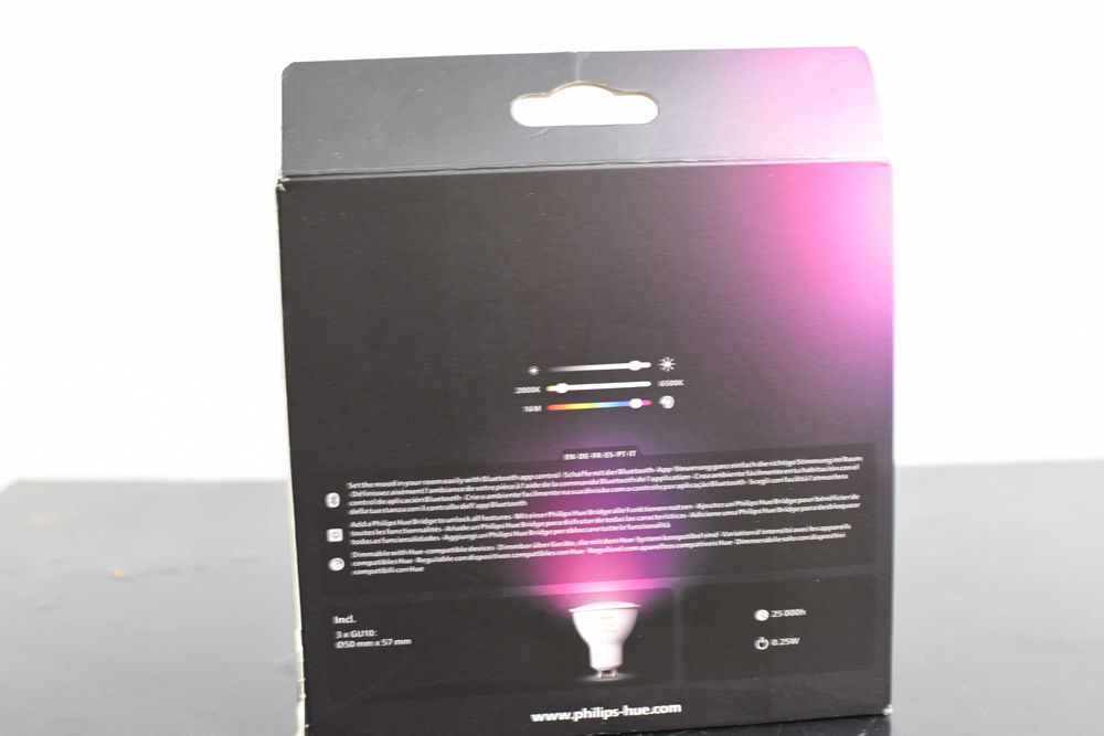 Vand SET 3x bec LED RGBW dimabil Philips Sigilat
