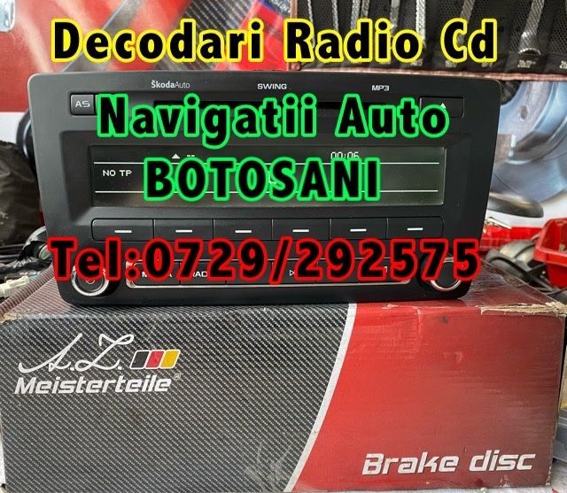 Decodari Radio Cd Navigatii Auto, Hărți,Soft update