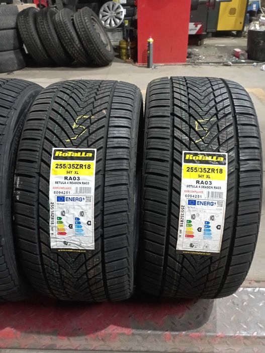 Set Anvelope Rotalla 255/35/18 Cu 225/40/18 Noi All Season,Mixt,M+S
