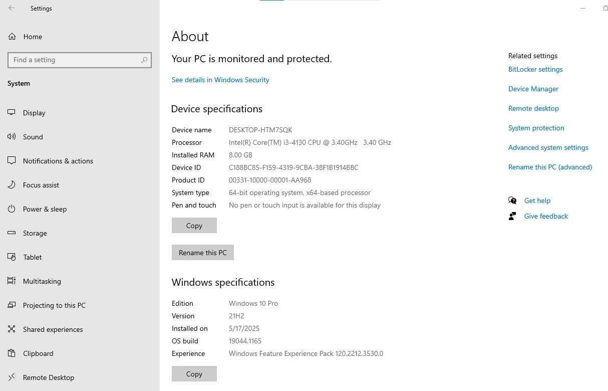 Dell Optiplex 9020 Ultra SFF с CPU i3-4130, 8GB RAM, 120GB SSD + 320GB