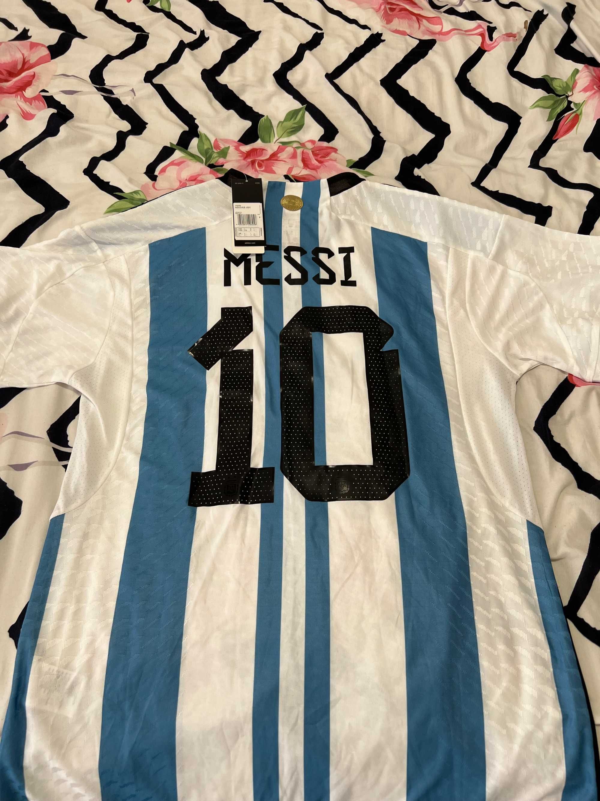Мъжка тениска Adidas oригинална - Argentina Messi.