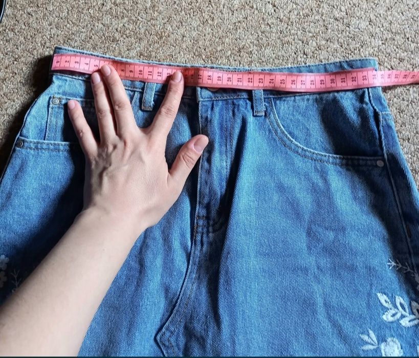 Fustă blugi fustă clos fete Fustă bandage florala