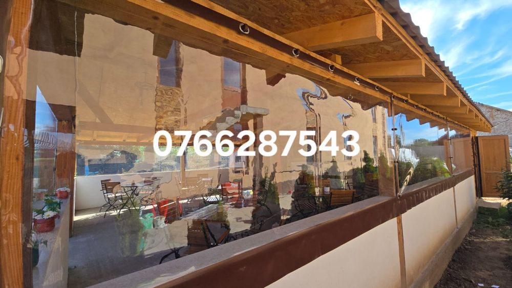 Închideri terase cu folie transparenta