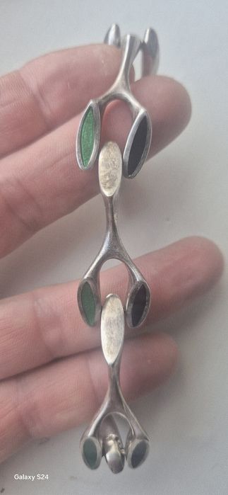 Bratara veche masivă cu email