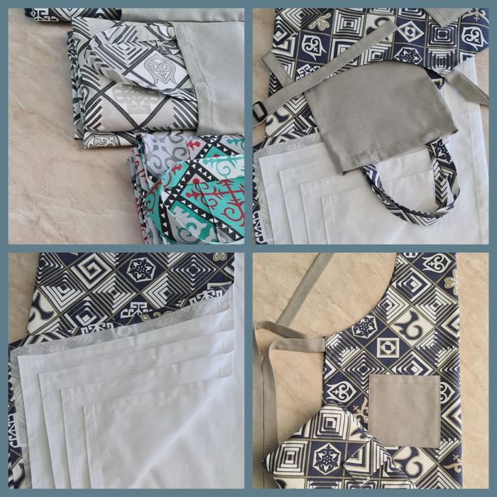 Набор сапыра для бешбармака размер 90/90,фартук,шопер