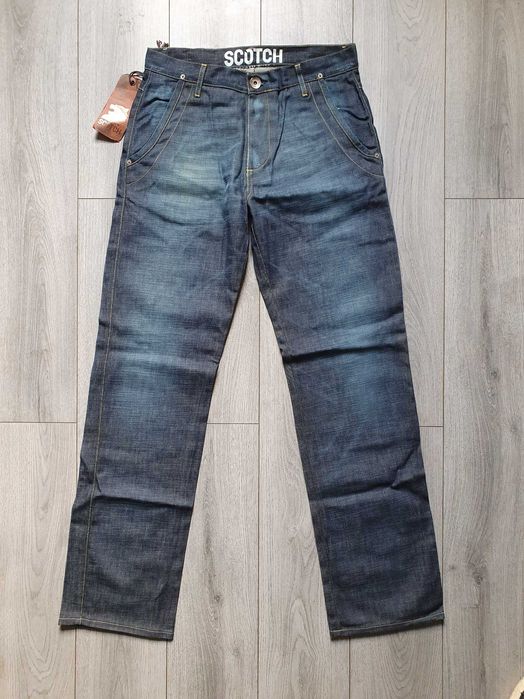 (NOU) Blugi barbati SCOTCH Loose Baggy Fit - Marimea 33 (Talie 89 cm)