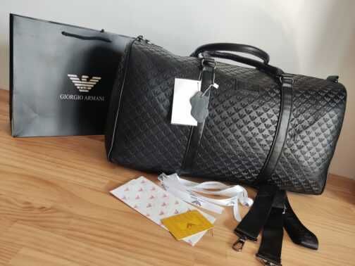 In stoc voiaj, geanta sport Piele  Emporio Armani 1109.19