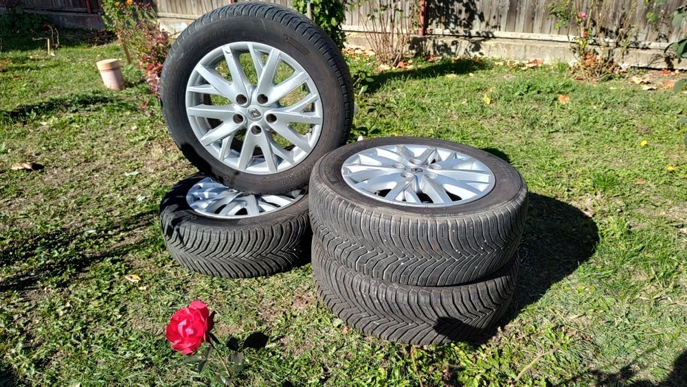 Jante Renault R16 5x114.3+Anvelope Michelin CrossClimate+senzori