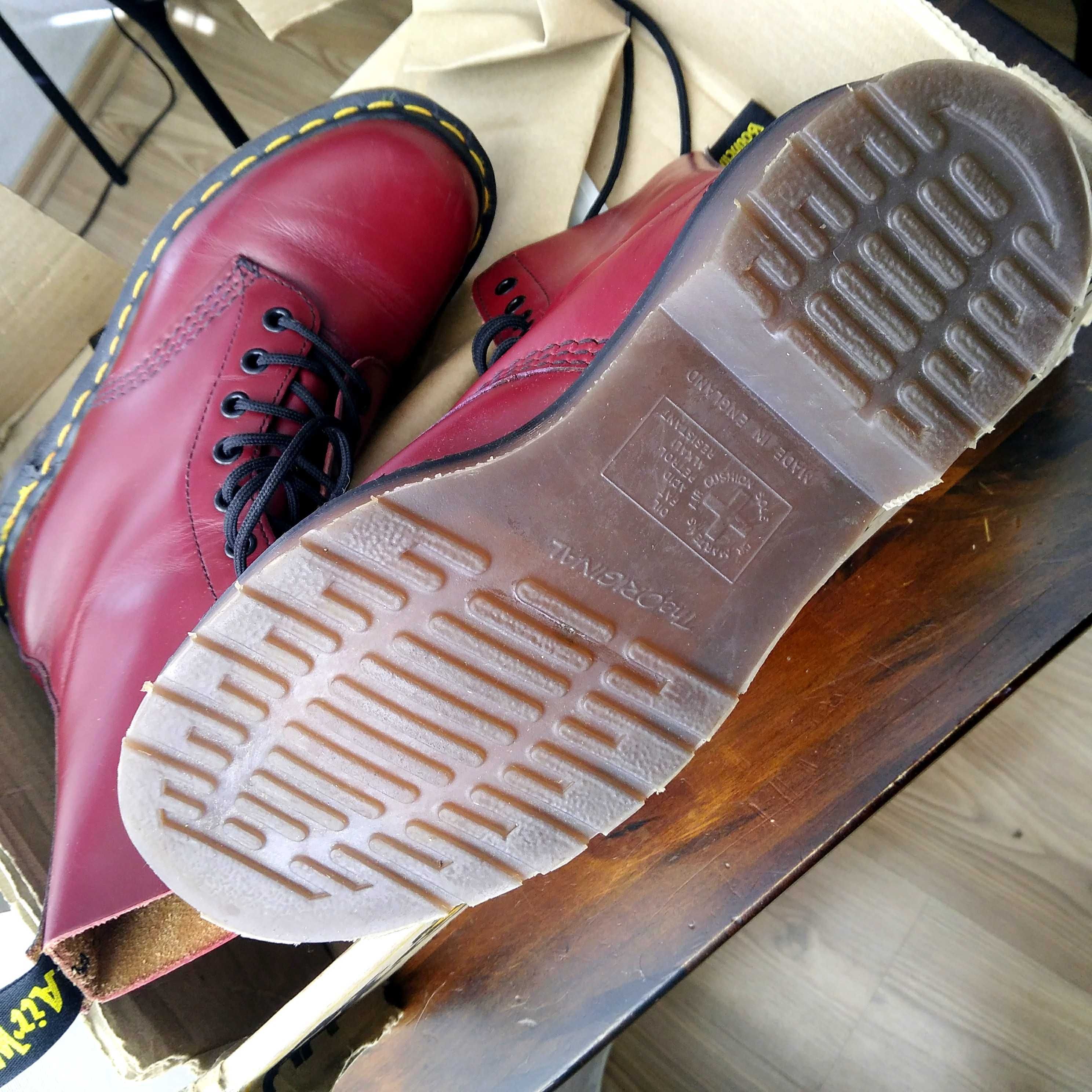 Dr. MARTENS 1490 Made in England винтидж високи кубинки номер 35.5 UK3