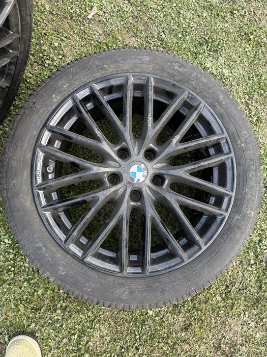jante Bmw f10 cu anvelope 245/45 R18 iarna(m+s) Dunlop
