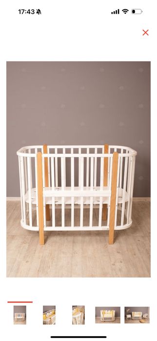 Детская кровать, растущая от 0-10 лет