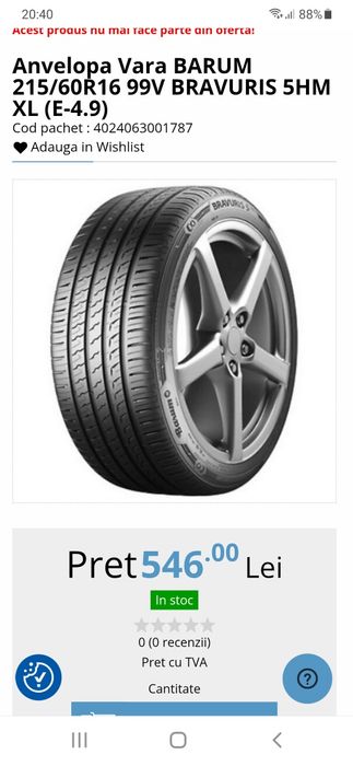 anvelope Barum dot 2024