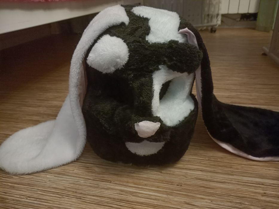 Самодельная голова кролика . (Голова от фурсьюта )