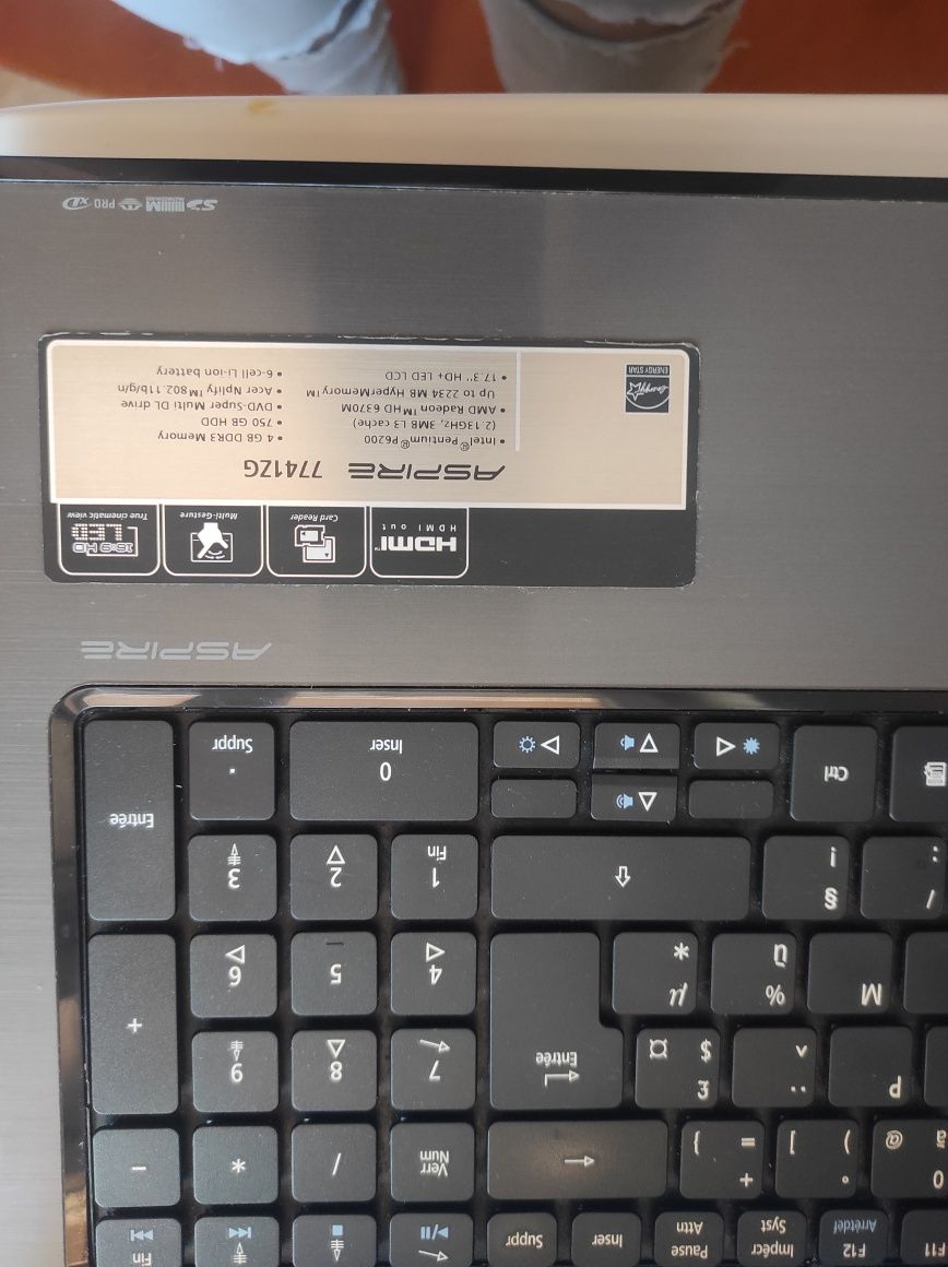 Laptop Acer aspire