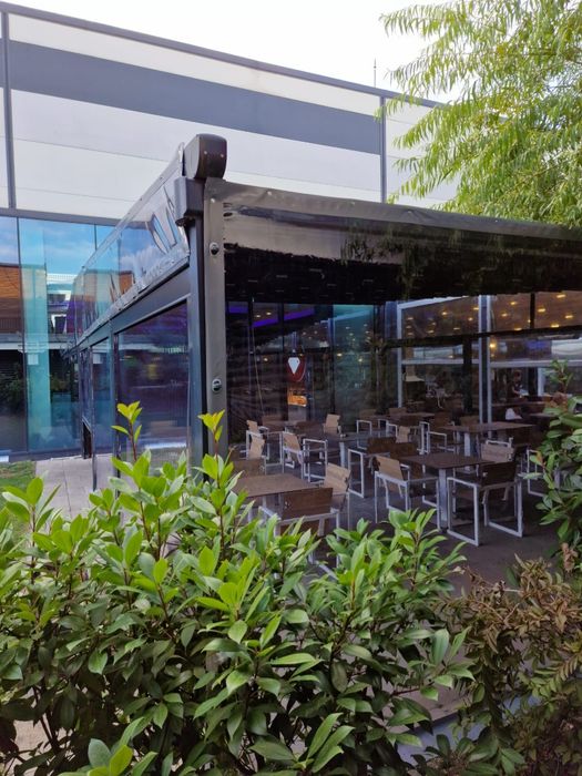 Inchidere terase , foisor , balcon cu Folie Pvc Transparenta  0.8