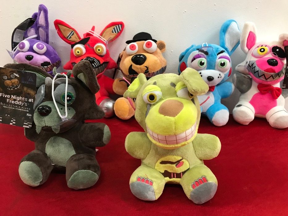 Five Nights at Freddy’s set 6 jucarii  15 cm FNAF (Fara cel albastru)