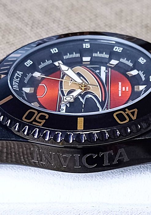 Ceas Invicta NHL Anaheim Ducks Quartz Black Dial – Barbati
