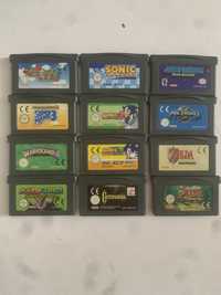 Colectie GameBoy Advance (GBA) Sonic, Zelda, Metroid, Mario