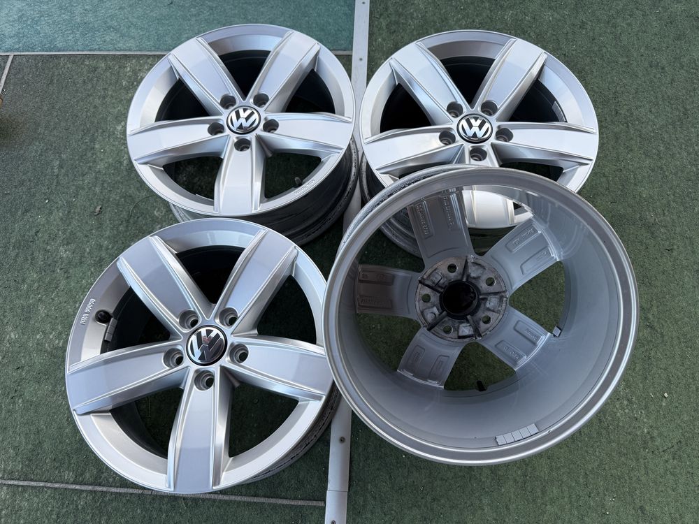 4бр. КАТО НОВИ 16” Оригинални Джанти 5х112 за -VW/VAG- 6,5Jx16H2, ET33