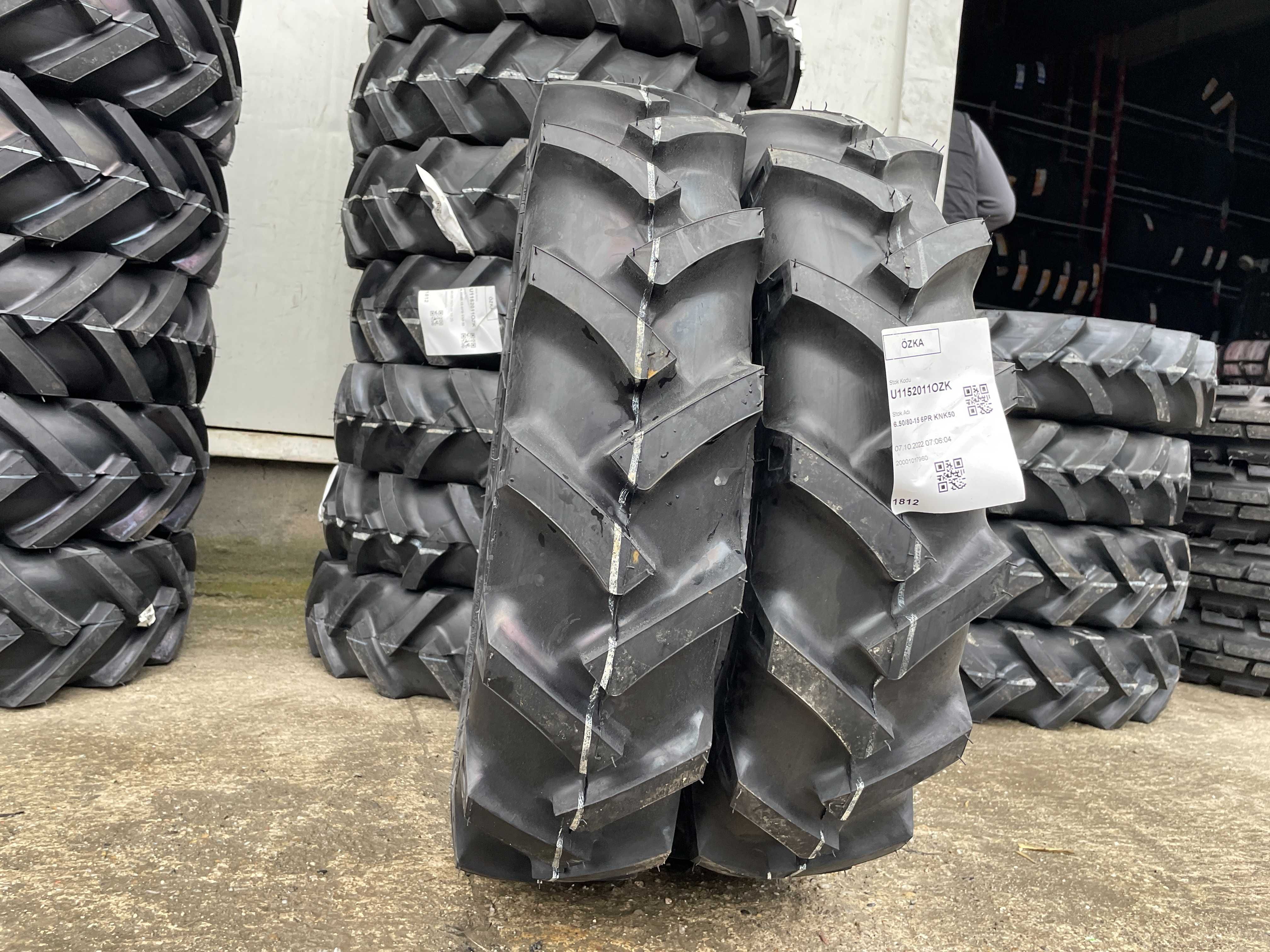 6.50/80-15 anvelope noi marca OZKA pentru motocultor