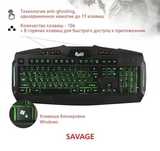 Игровая клавиатура с подсветкой SmartBuy RUSH SAVAGE НОВАЯ (+доставка)