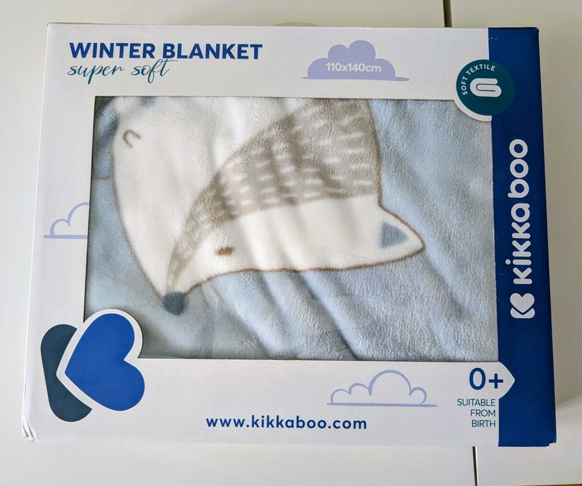 Меко бебешко зимно одеяло Kikkaboo