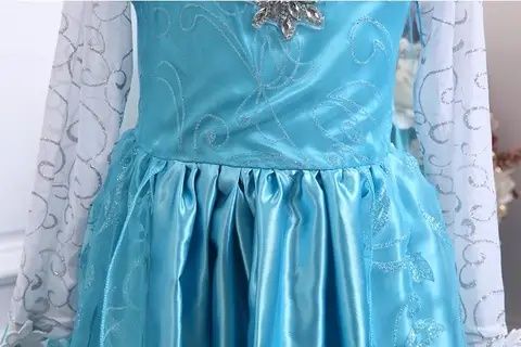 НОВО!!! Изключително красива рокля на Елза+ подарък жезъл!