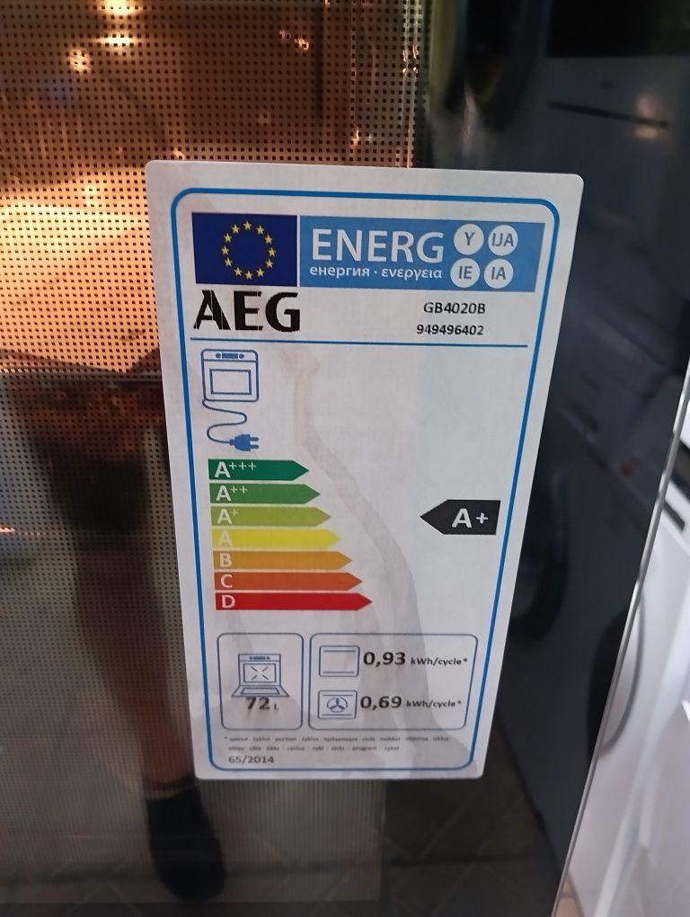 Чисто нова печка за вграждане AEG с индукционни котлони Гаранция!