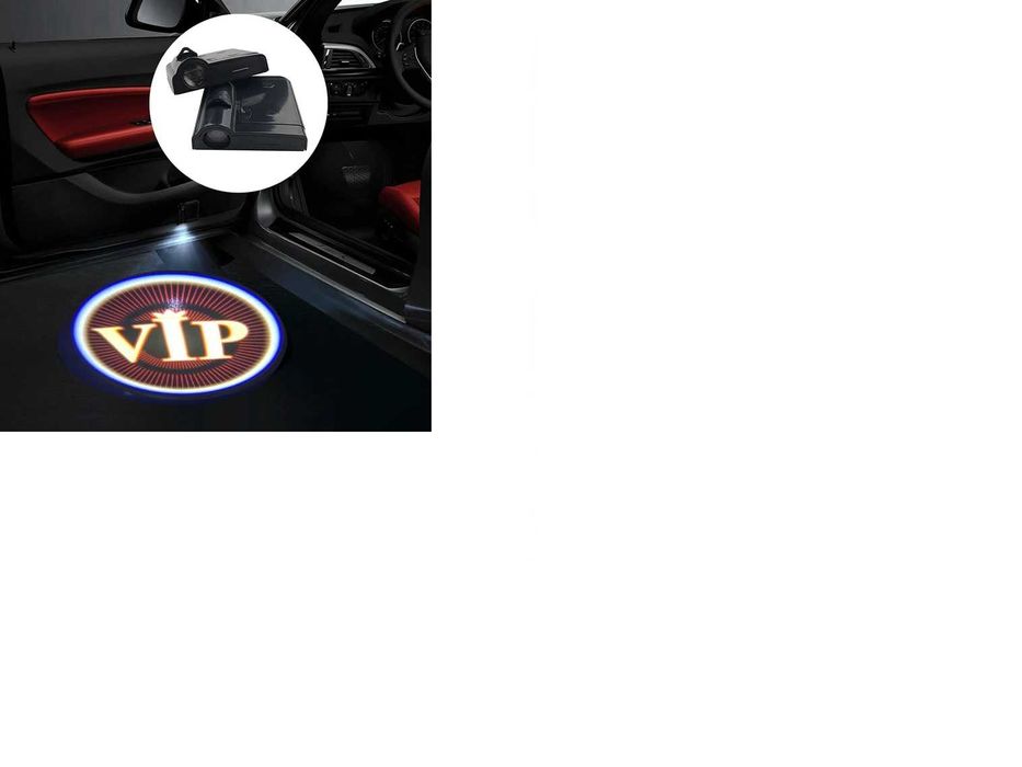 Беспроводной светодиодный светильник для автомобильной двери.