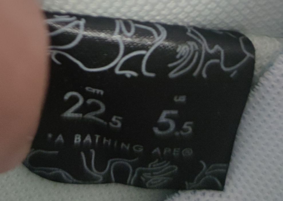 Bape Sta Low, Grey/White, 36 EUR