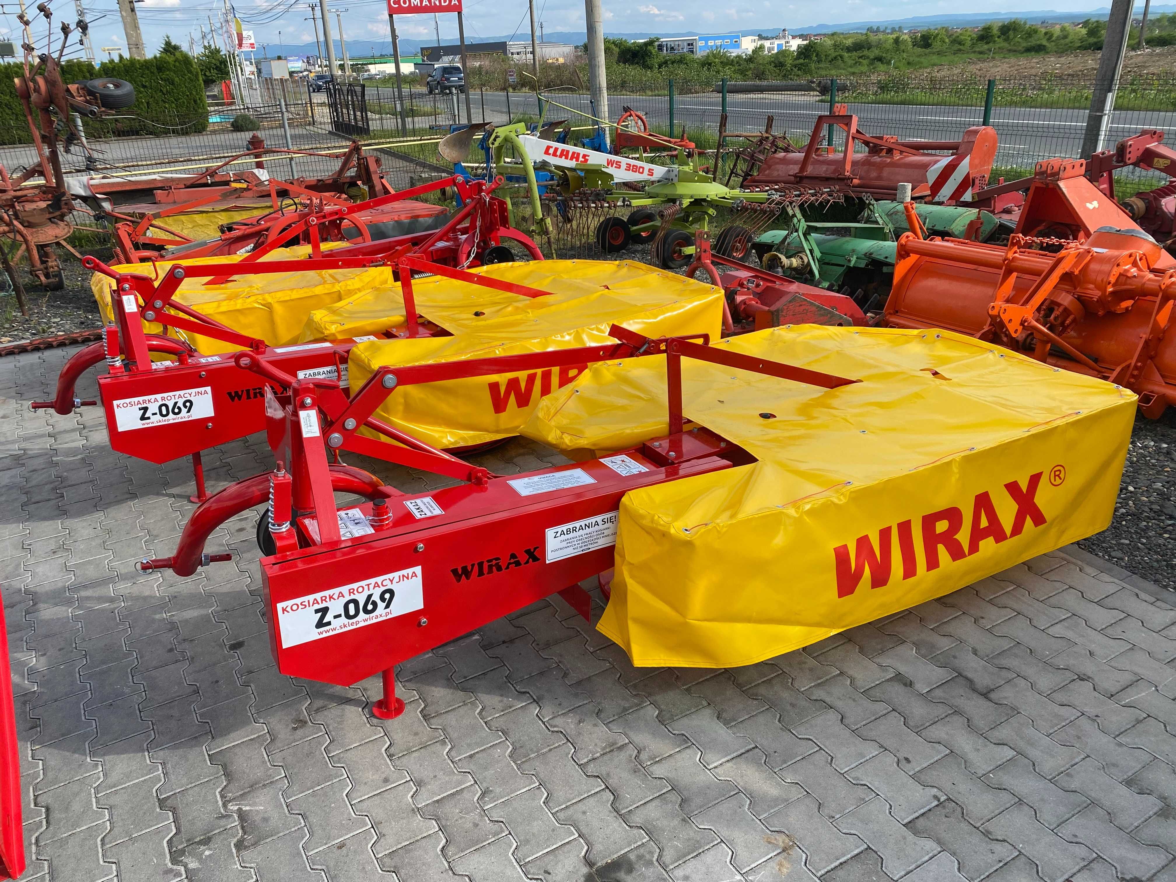 Coasa rotativa poloneza 1.25, 1.35, 1.65, 1.85m NOUA Wirax  AGRI NORTE